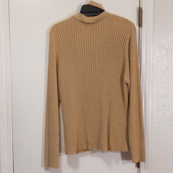 Sparkly Ribbed Knit Cardigan - Picture 5 of 6